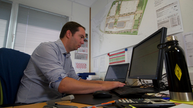Stage en bureau d'études chez Colas